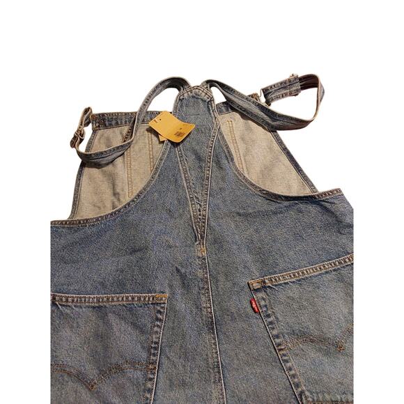 LADIES Bib Overalls Shorts Size XL Levi's Strauss New Retail $69.50 - Picture 7 of 9